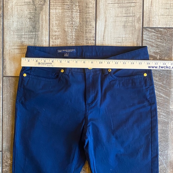 Brooks Brothers 346 Natalie fit Navy Blue Pants with Gold Details - Picture 8 of 13